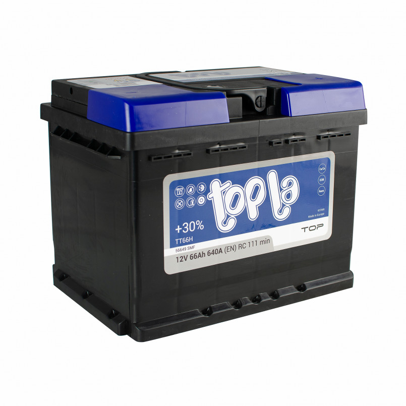 Акумулятор Topla 66 Ah/12V TOP Euro